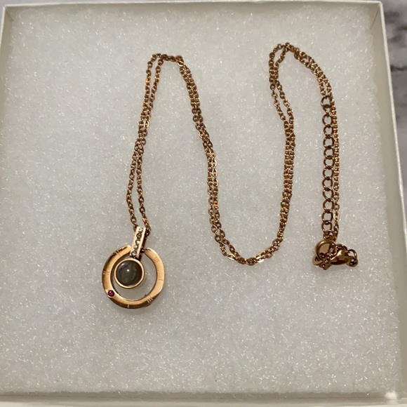 💛Rose gold necklace with 14” chain & 2” extender. - Picture 5 of 5